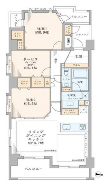 クレッセント目黒花房山