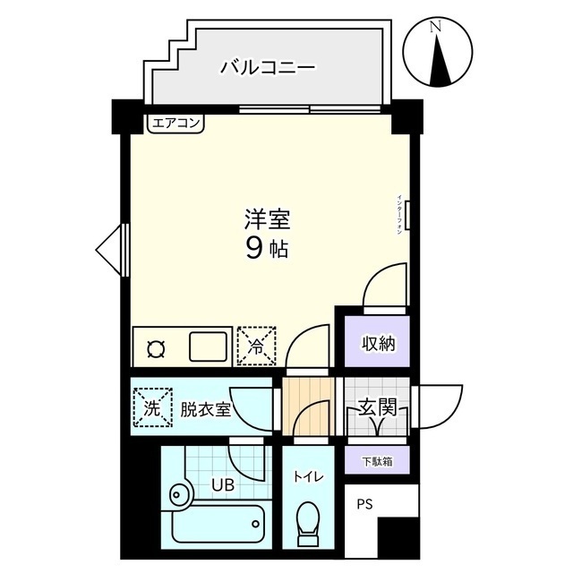 信開グラビス城川原 706号室 間取り