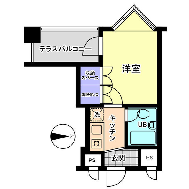 信開ドムス敦賀 2202号室 間取り